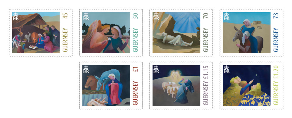 Set of 7 stamps